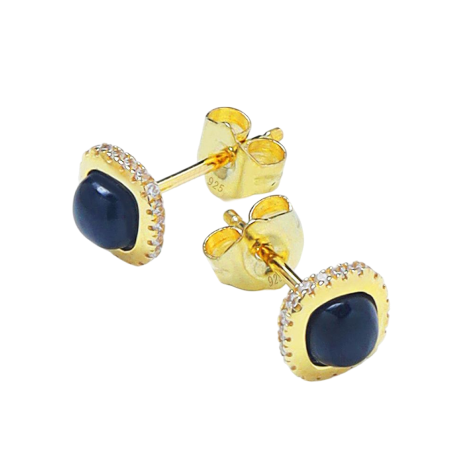 MIDNIGHT ONYX GLOW PIERCE Gold jewelry