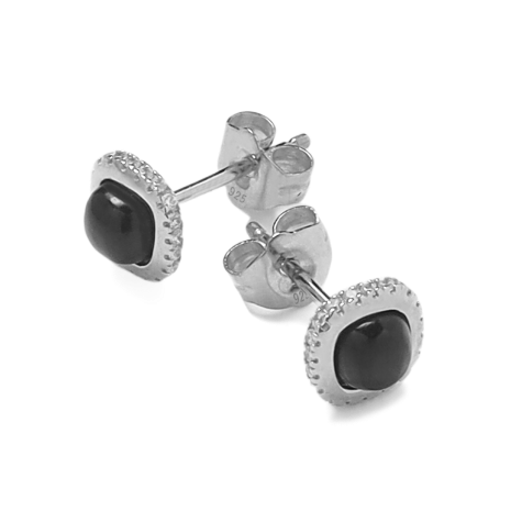 MIDNIGHT ONYX GLOW PIERCE silver jewelry